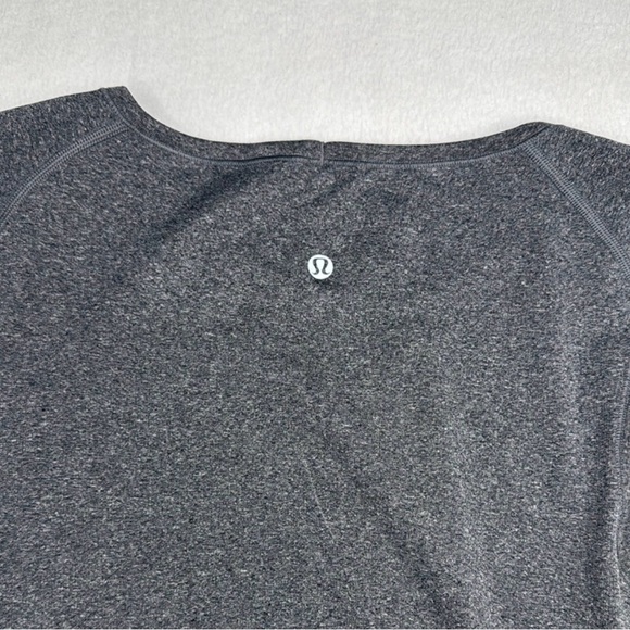 Lululemon In The Flow Dress Heathered Black, Size 10 - Picture 4 of 8